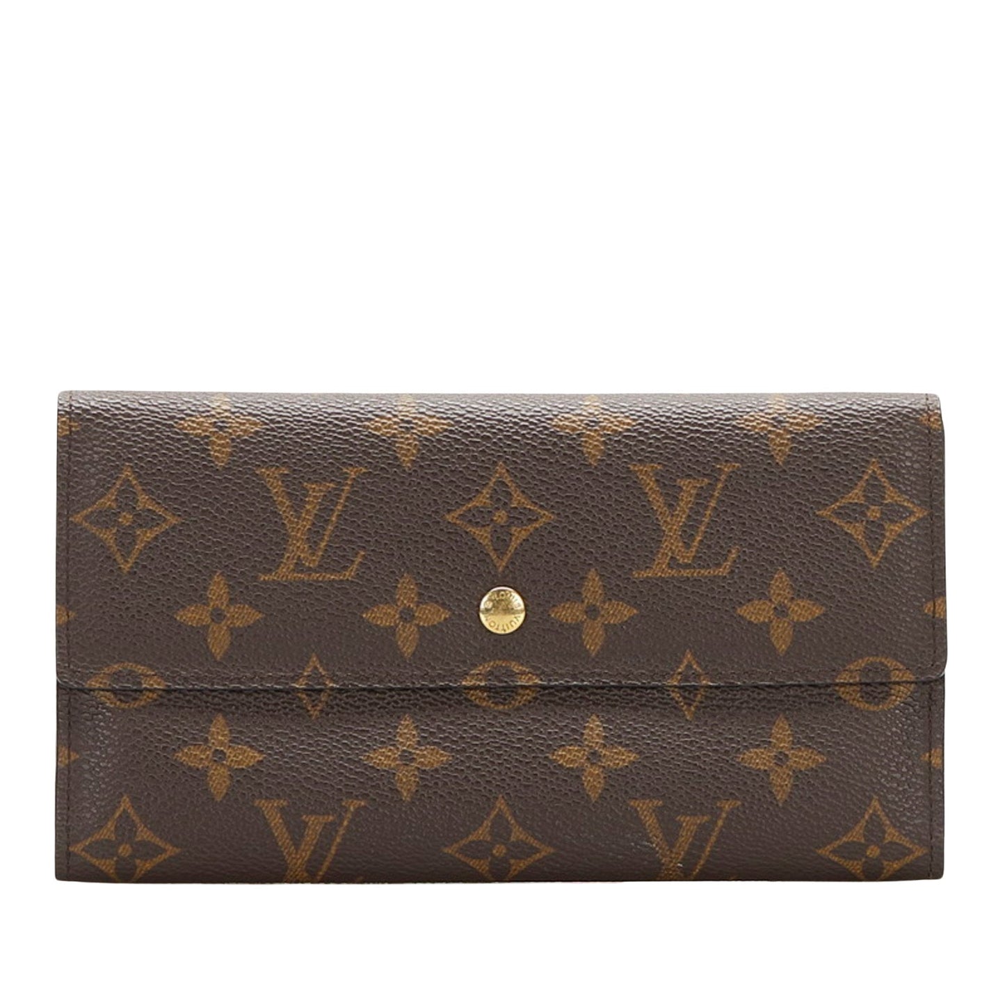 Louis Vuitton Brown Canvas Sarah wallet accessories