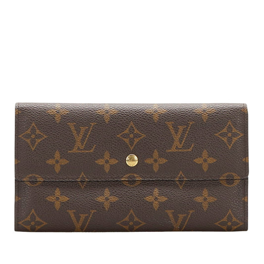 Louis Vuitton Brown Canvas Sarah wallet accessories