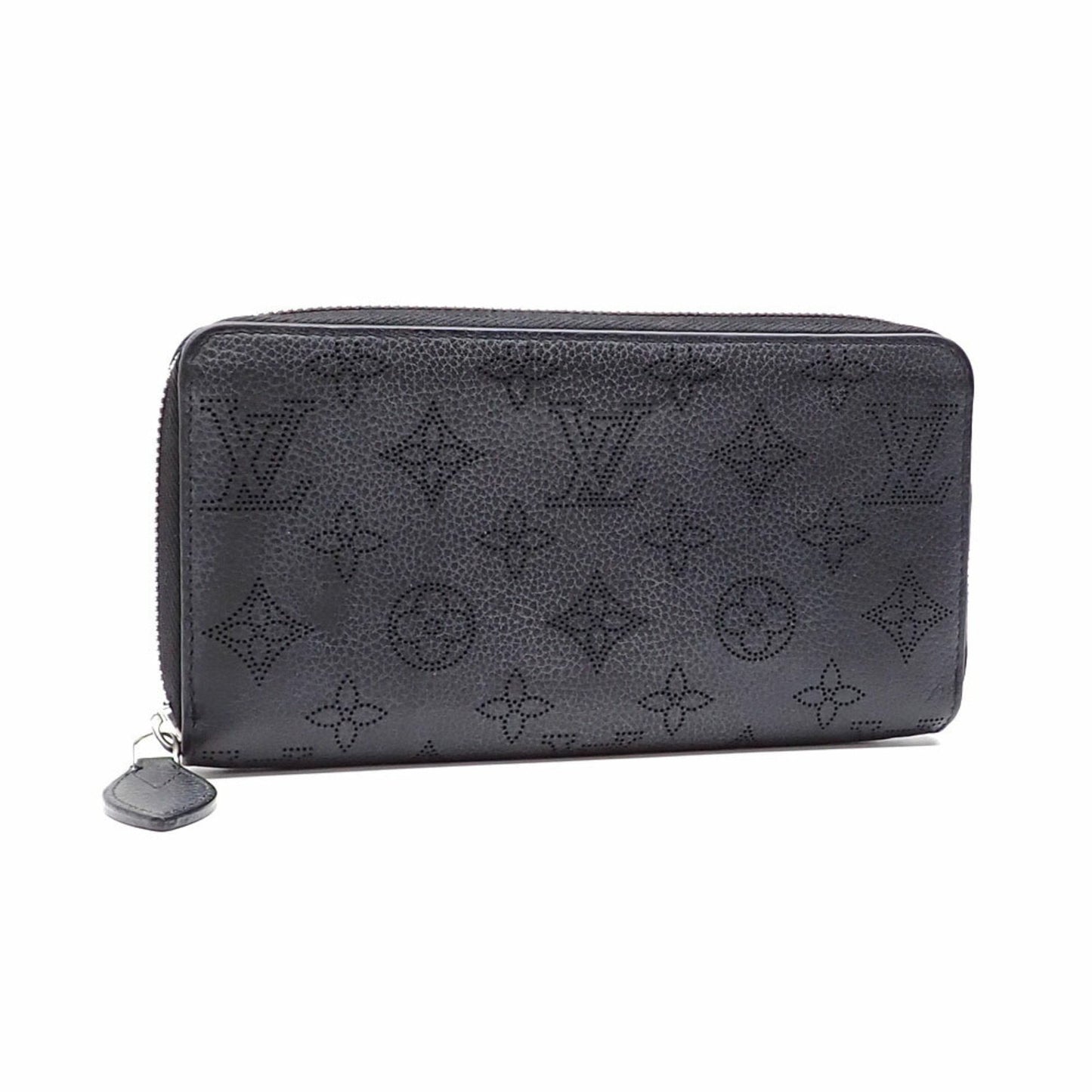 Louis Vuitton Black Leather Portefeuille zippy wallet accessories