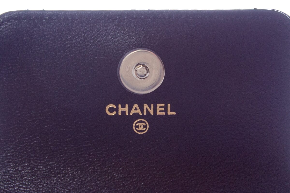 Chanel Black Mini Lambskin Flap Two Toned Hardware  Belt Bag