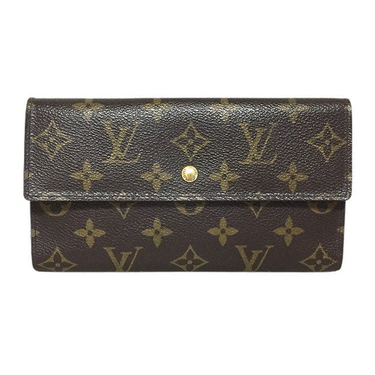 Louis Vuitton Brown Canvas Tresor wallet accessories