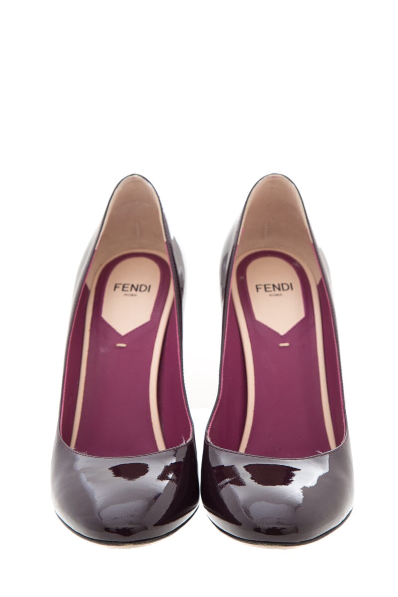 Fendi Burgundy & Magenta Patent  Heels SZ 37