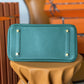 HM Birkin Nata Swift Dark Green For Women Gold Toned Hardware 11.8in/30cm