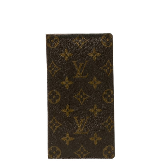 Louis Vuitton Monogram M61823 Long Wallet PVC/Leather Brown