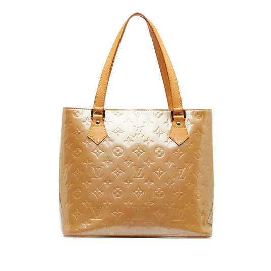 Louis Vuitton Houston Tote Bag in Monogram Vernis Beige M91340