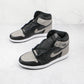 Designer Black Grey Jordan 1 High Q ( Customs And Box ), Jordan 1 Sneakers