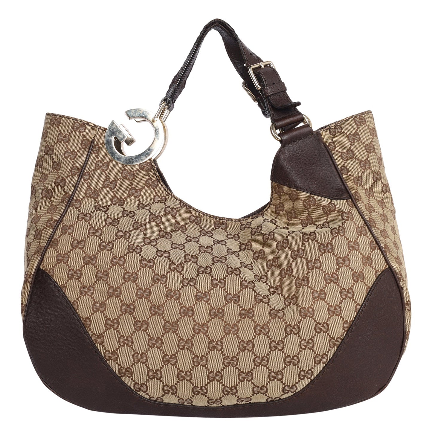 Gucci Charlotte Canvas Hobo Bag ( )