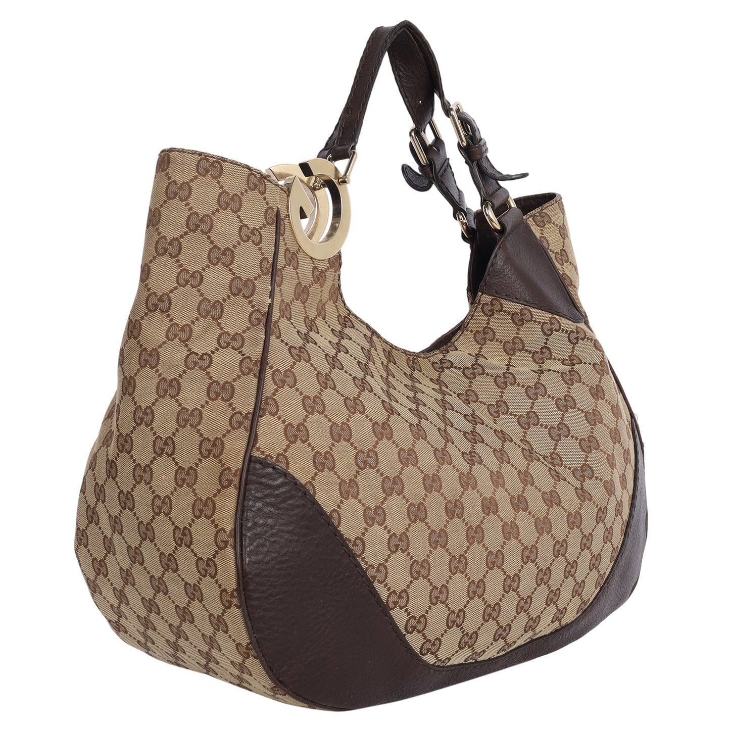 Gucci Charlotte Canvas Hobo Bag ( )