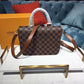 LV Beaumarchais Damier Ebene Canvas Venus Pink For Women, Womenâ€™s Handbags, Shoulder And Crossbody Bags 9.8in/25cm LV N40147