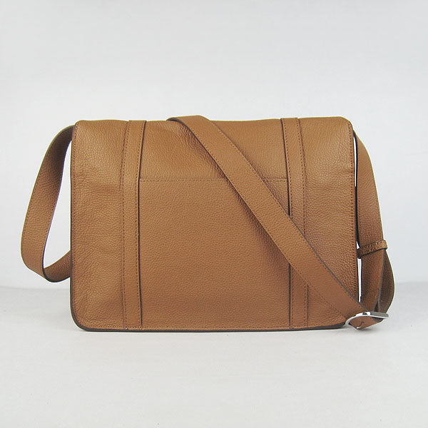 Hermes Steve H2810 Shoulder Bag Lambskin Coffee