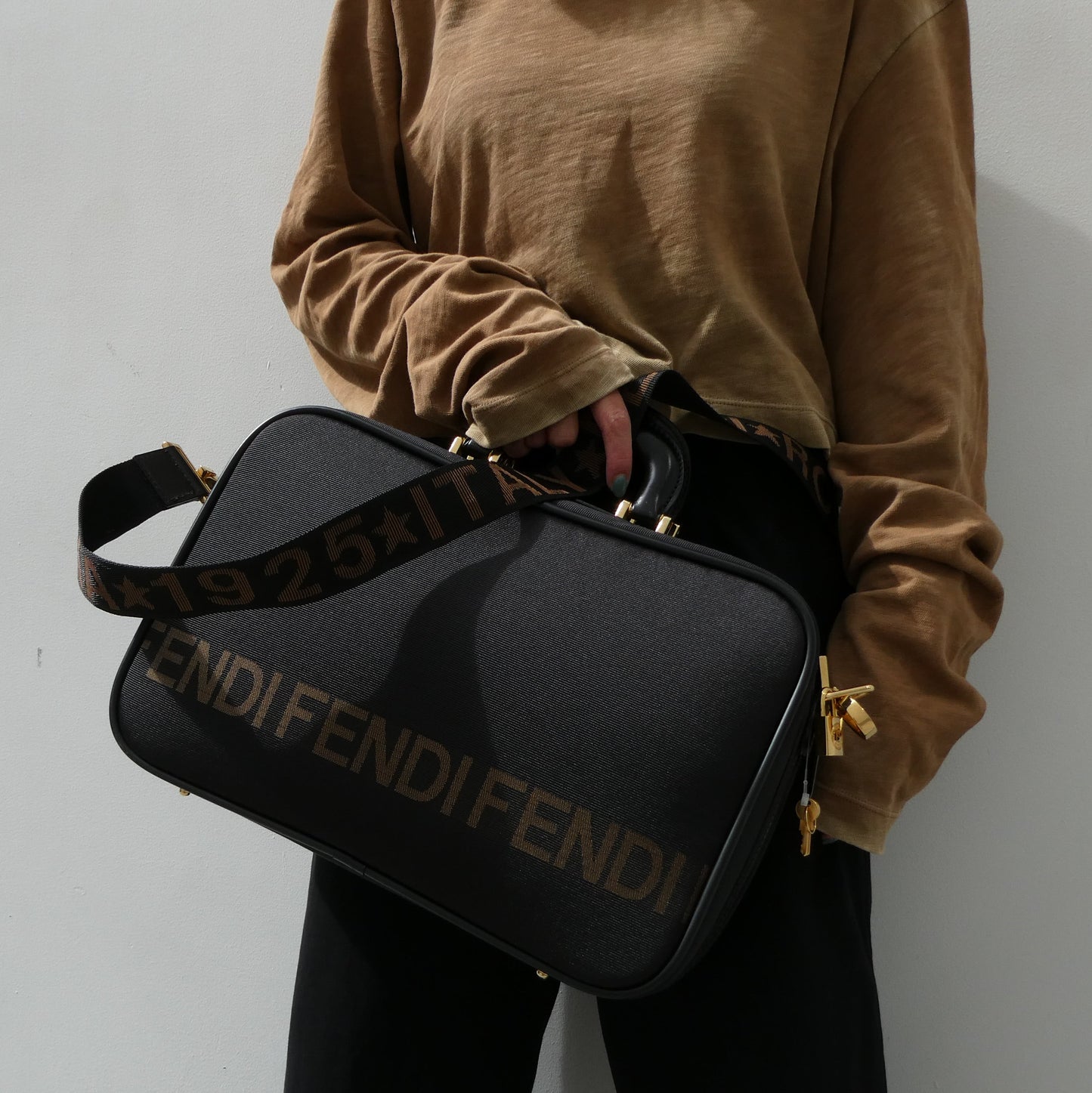 FENDI 1990s Vanity Handbag 85974