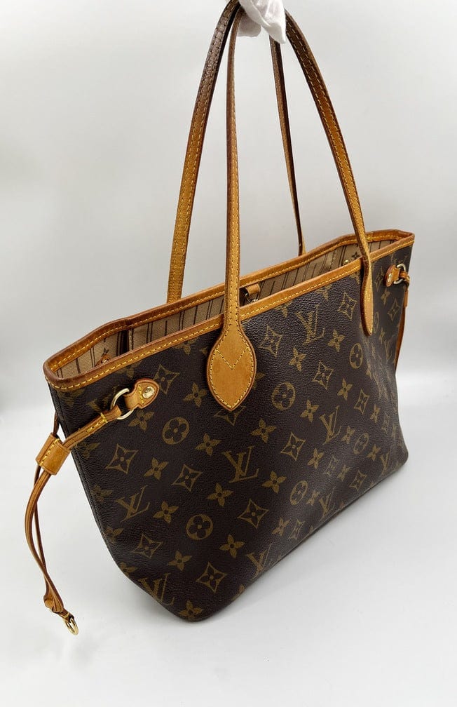 Louis Vuitton Neverfull PM Tote Bag in Classic LV Monogram Canvas