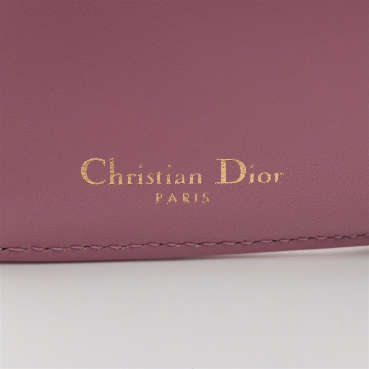 Dior Montaigne Leather Wallet Pink