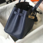 HM Birkin Dark Blue For Women Gold-Toned Hardware 11in/30cm