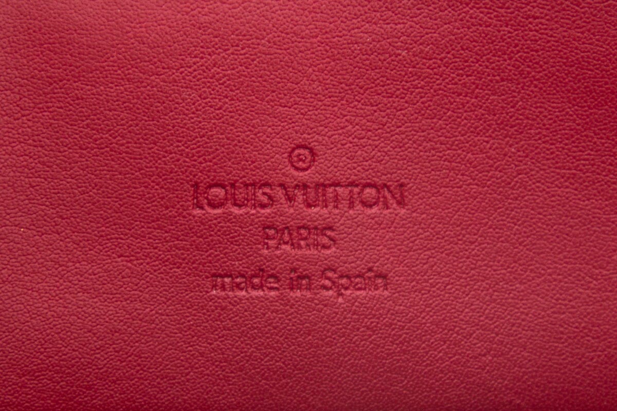 Louis Vuitton Red Monogram Vernis Handbag