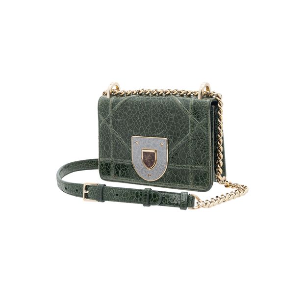 DIOR Green Deerskin ama Club Bag