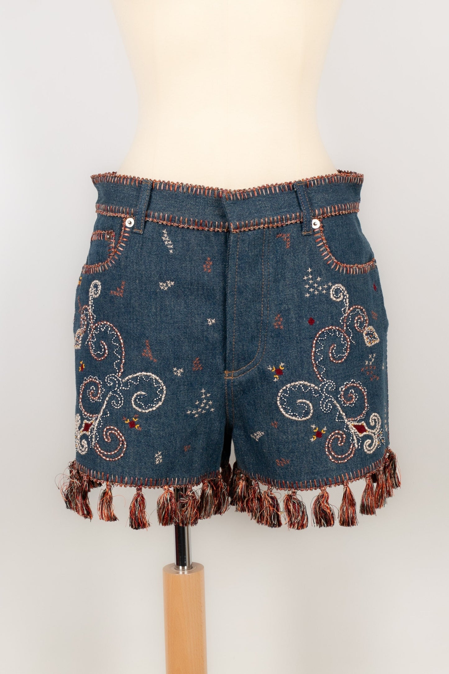 Short en jean Dior