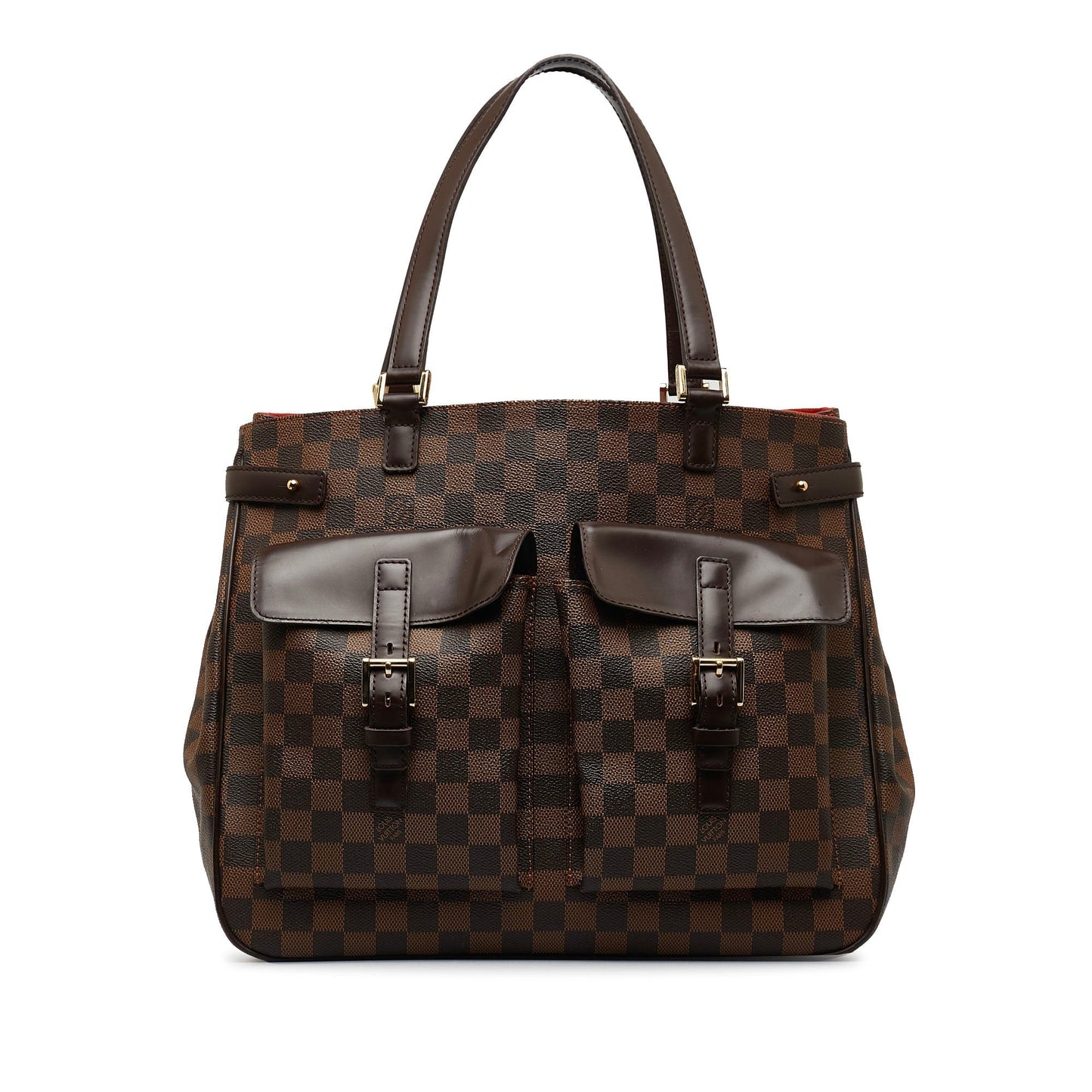 Brown Louis Vuitton Damier Ebene Uzes Tote Bag