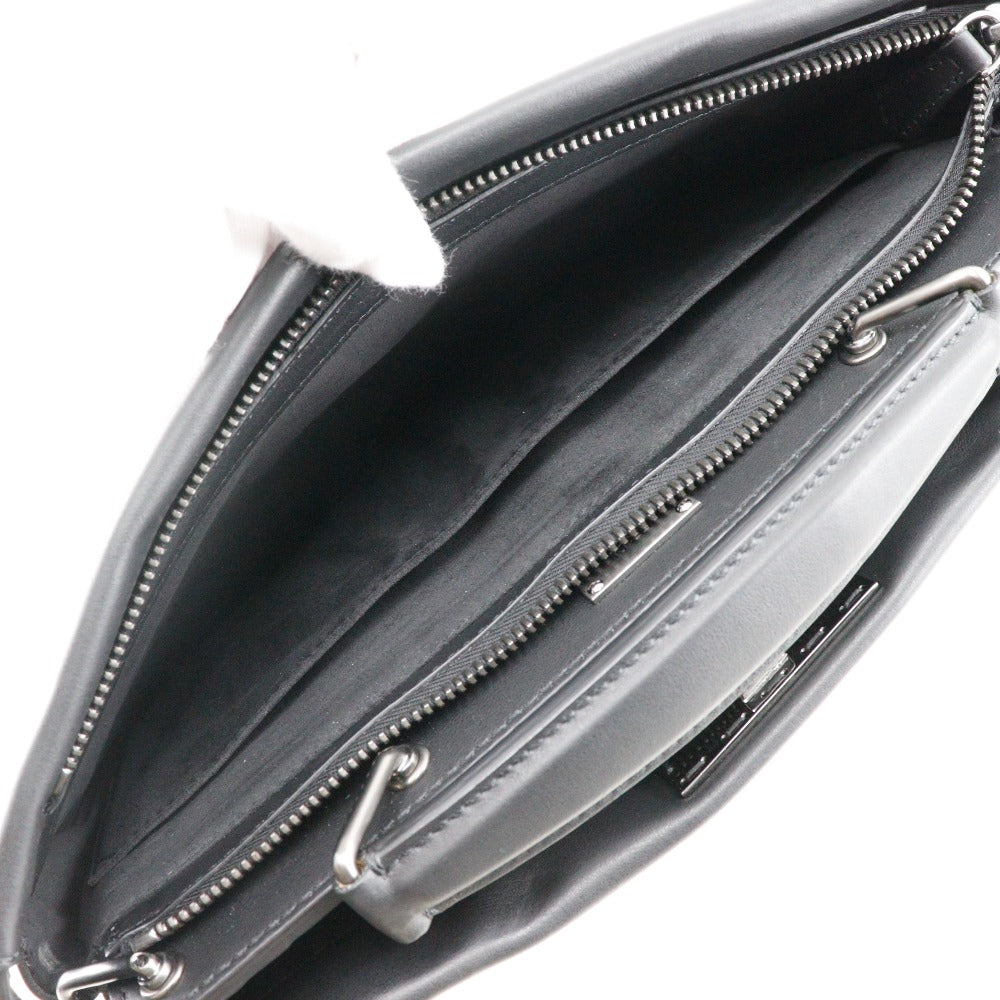 Fendi Peekaboo Black Leather Briefcase Bag (Pre-Owned)