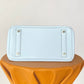 HM Birkin Nata Swift Light Blue For Women Silver Toned Hardware 10in/25cm