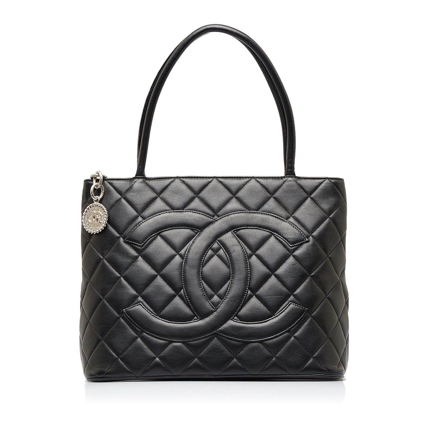 Black Chanel Medallion Tote