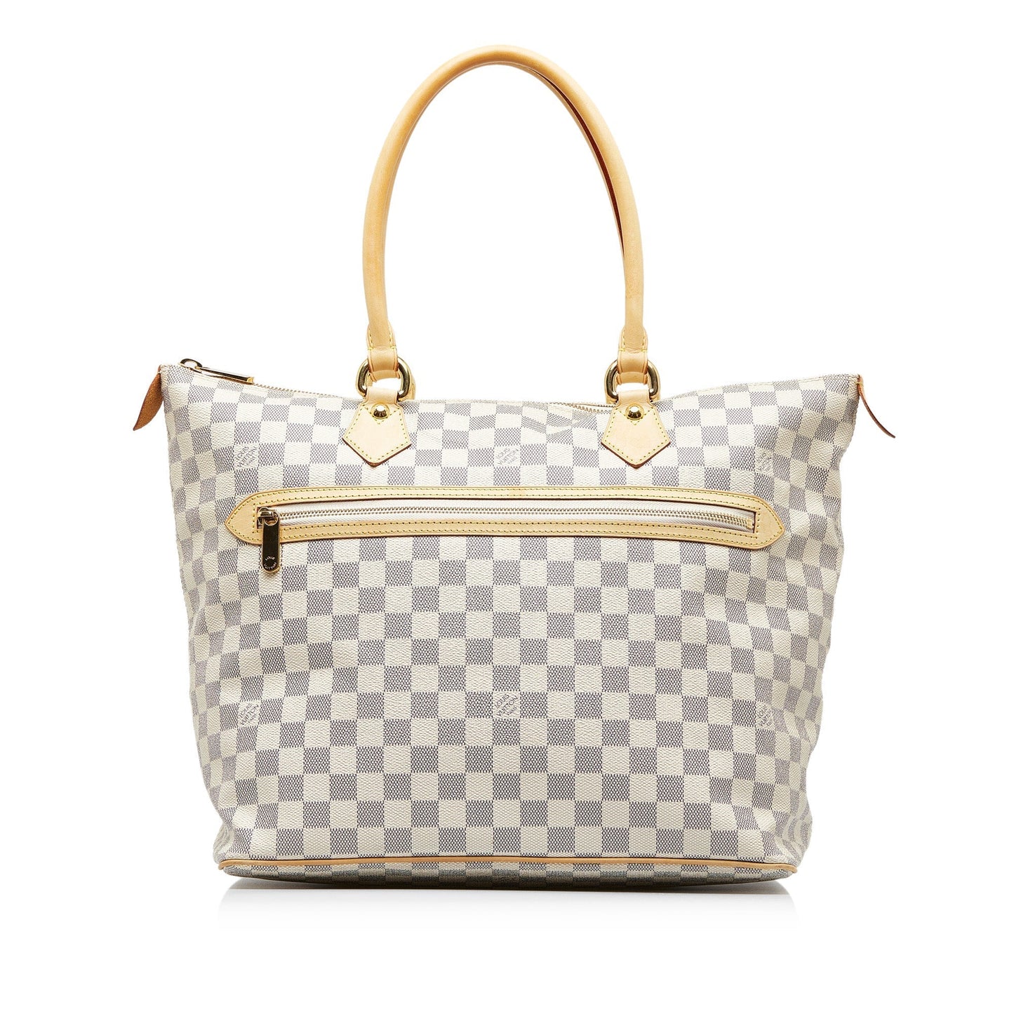 White Louis Vuitton Damier Azur Saleya GM Tote Bag