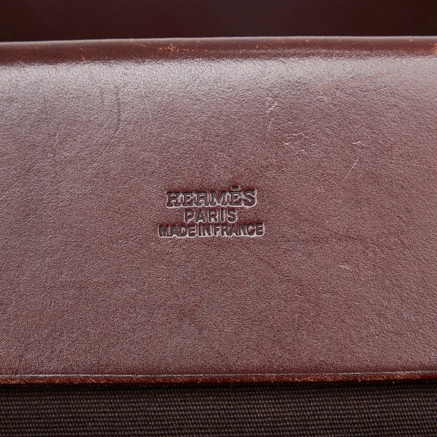 Brown Hermes Herbag Cabas MM Tote Bag