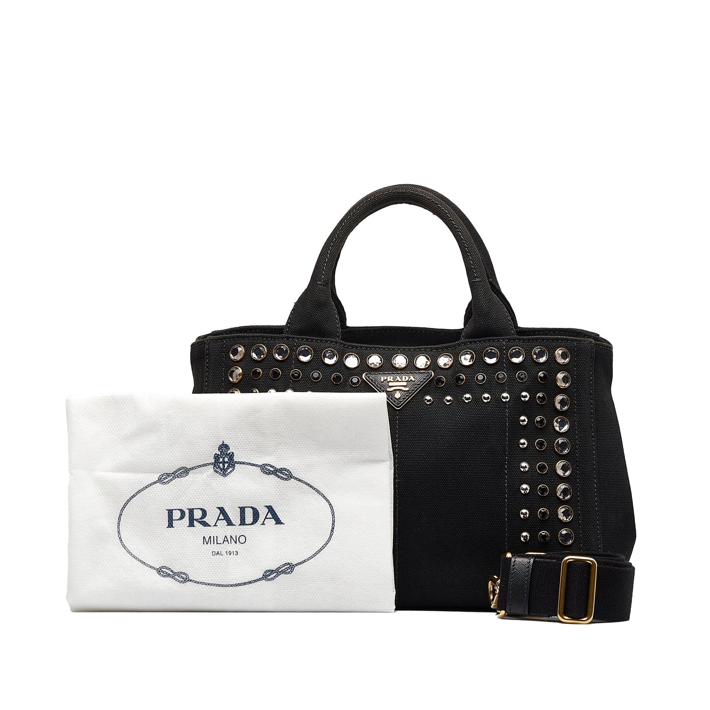 PRADA Canapa Bijoux Satchel