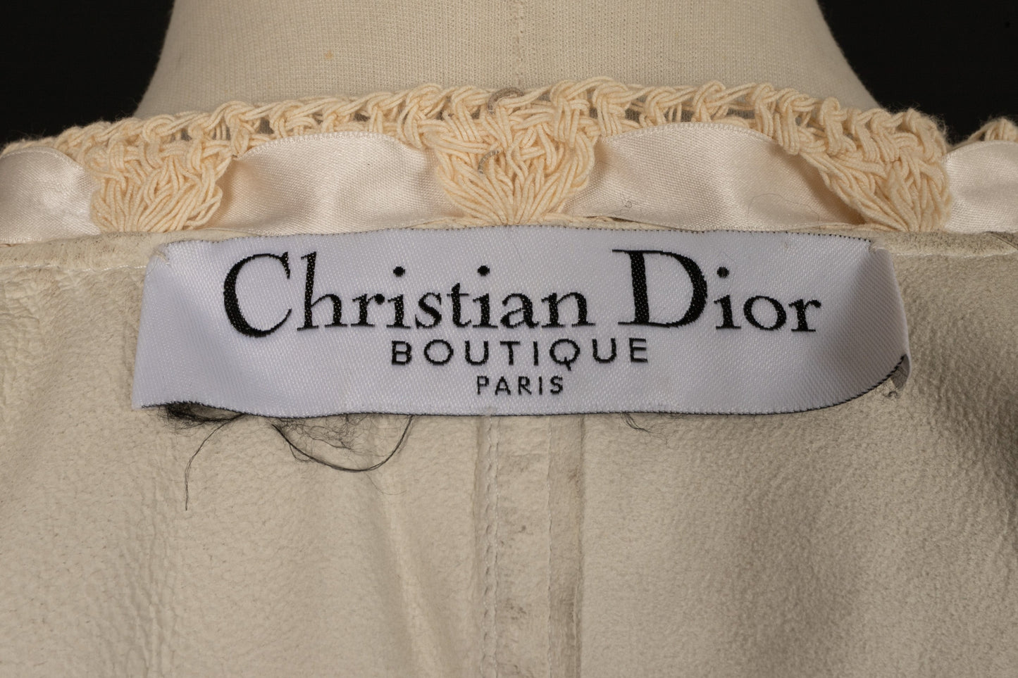 Veste en cuir Dior Printemps 2005