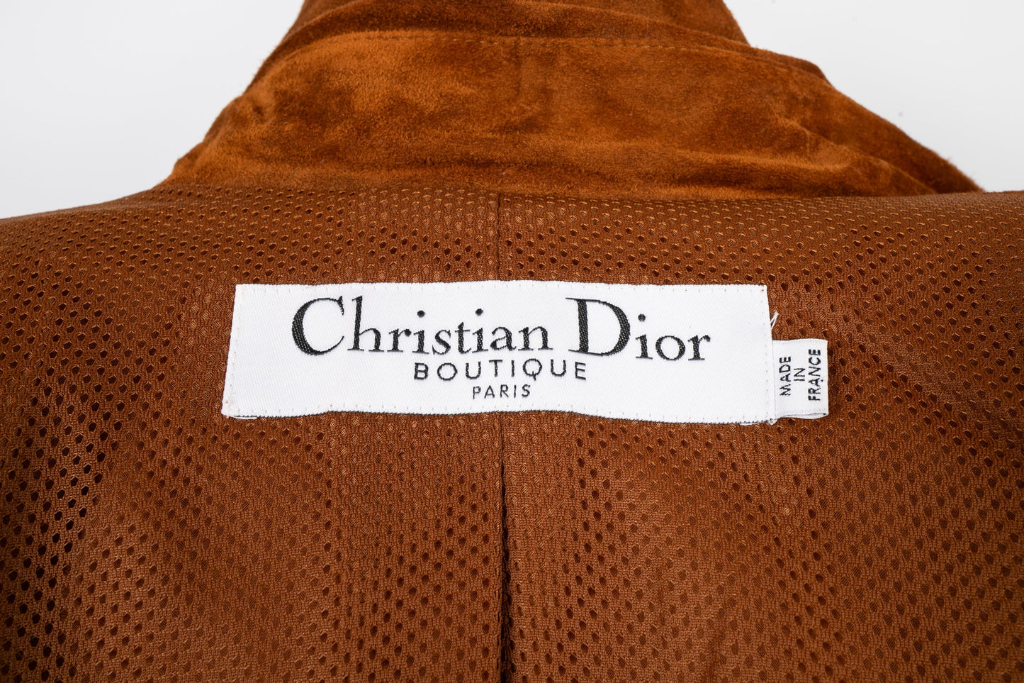 Manteau trench en cuir Dior 2006