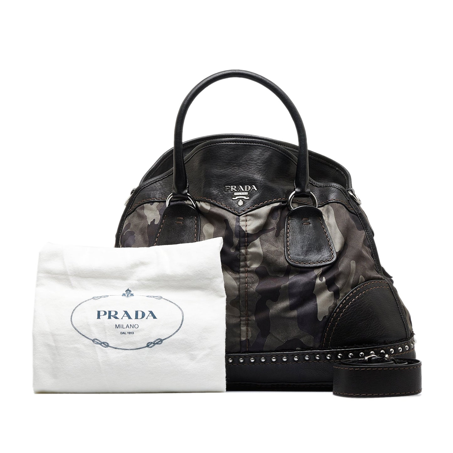 PRADA Tessuto Camouflage Satchel