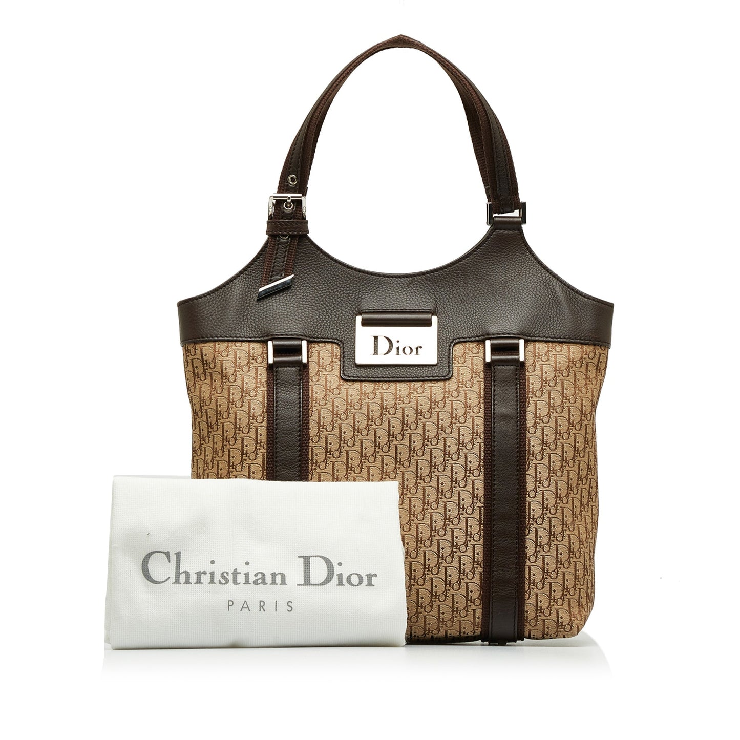 Brown Dior Diorissimo Street Chic Tote