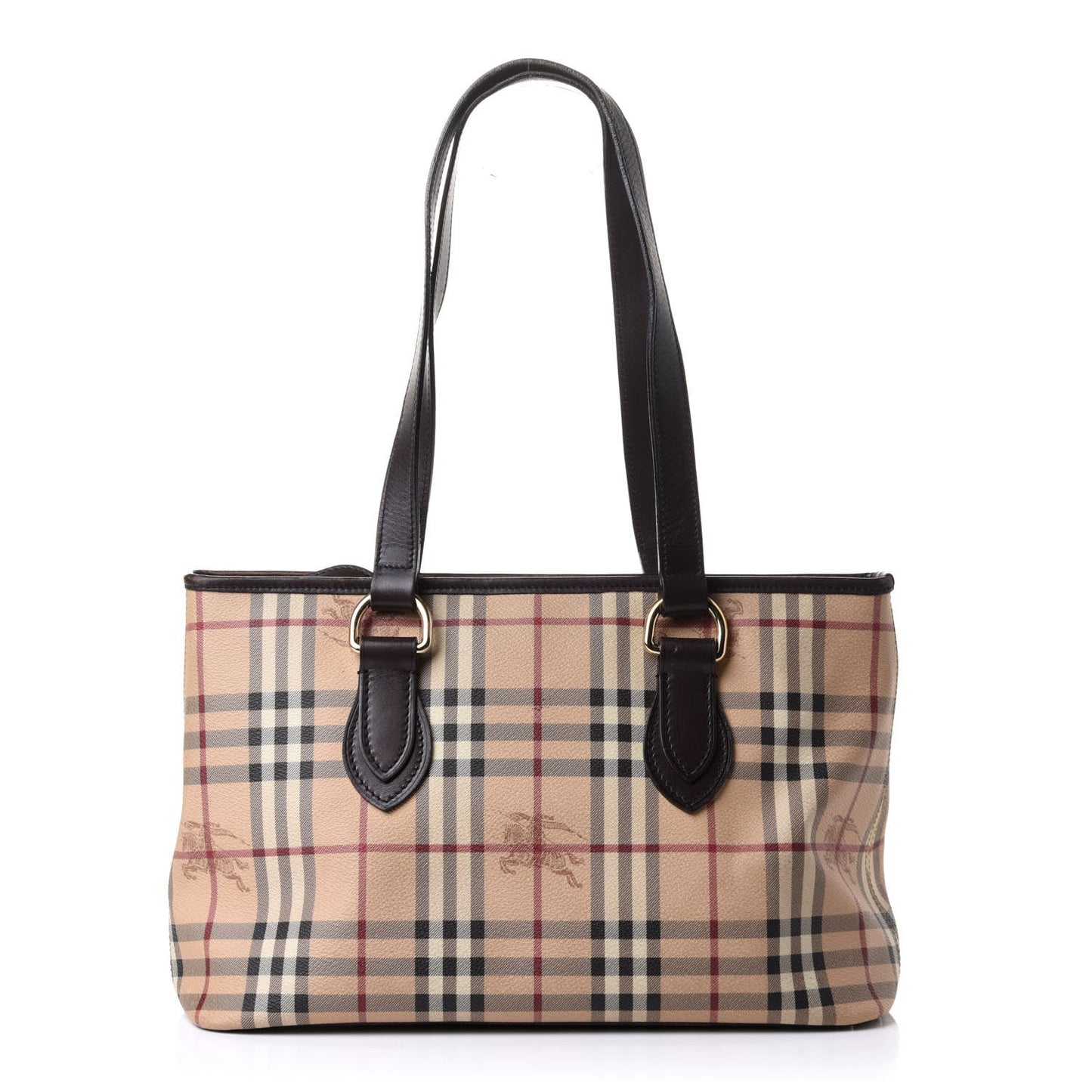 BURBERRY HAYMARKET CHECK MEDIUM REGENT TOTE BAG