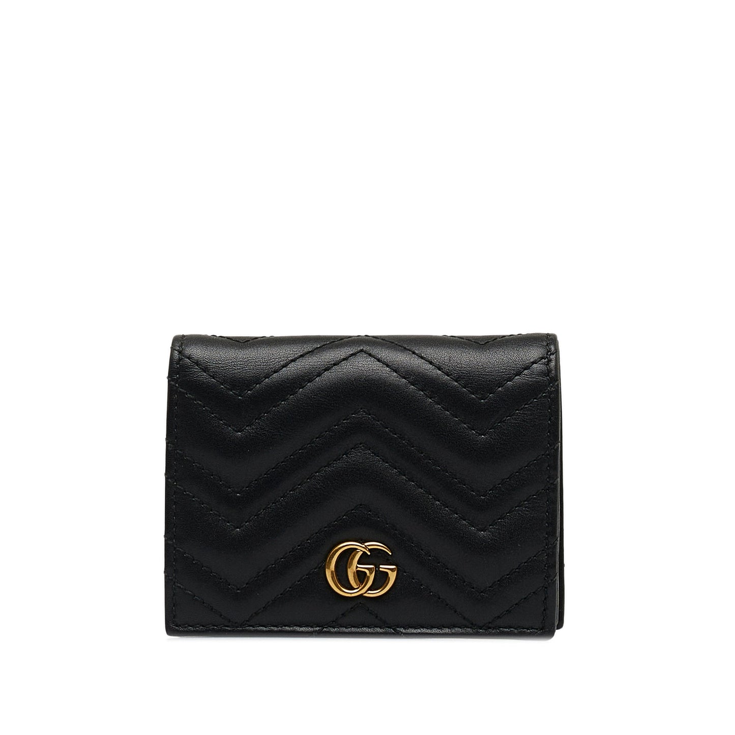 GUCCI GG Marmont Matelasse Compact Wallet Small Wallets