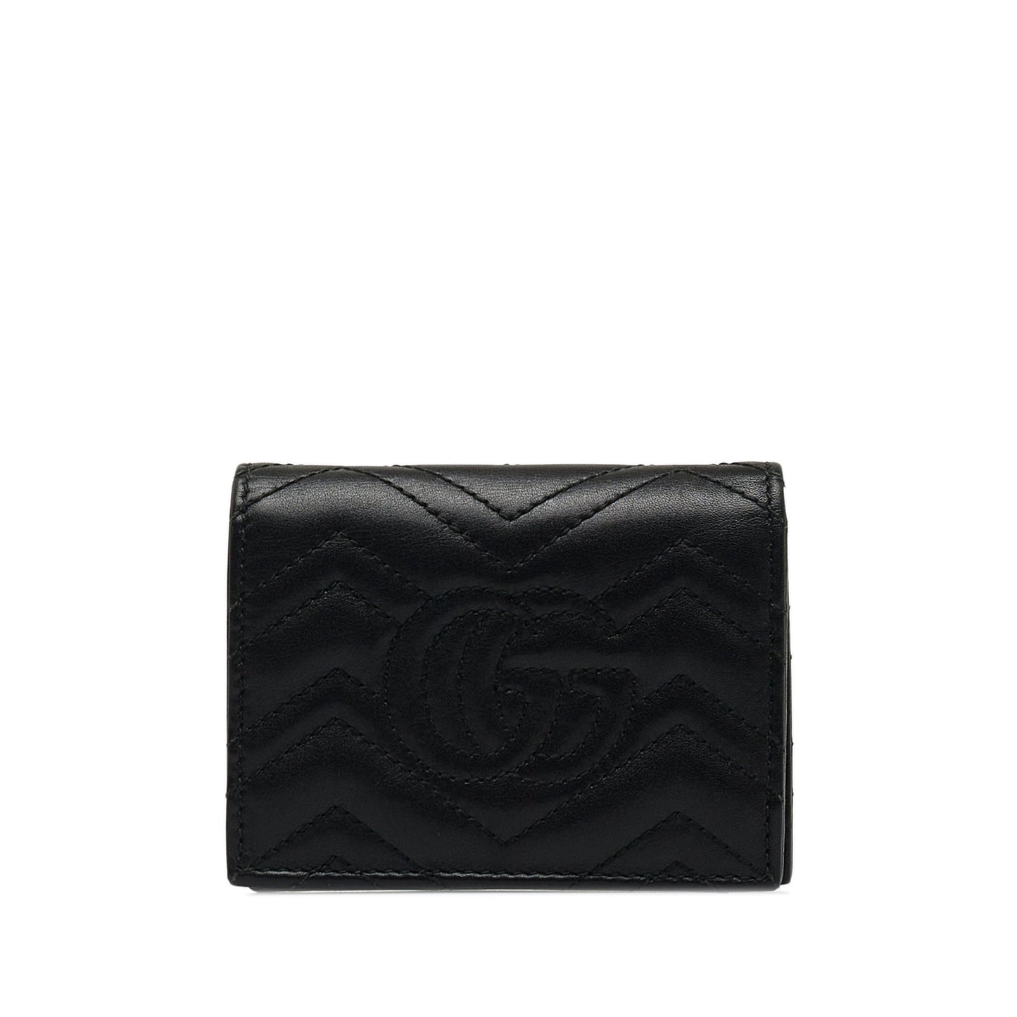 GUCCI GG Marmont Matelasse Compact Wallet Small Wallets