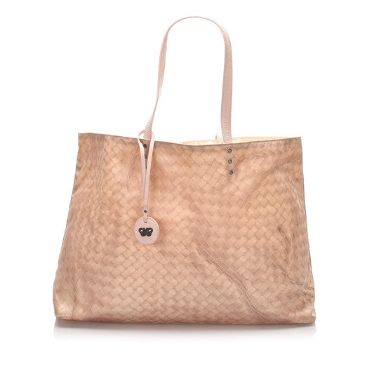 Bottega Veneta Intrecciomirage Nylon Tote Bag (SHG-17494)