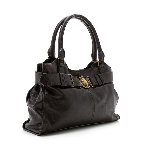 Burberry Buffalo Leather Lambeth Tote