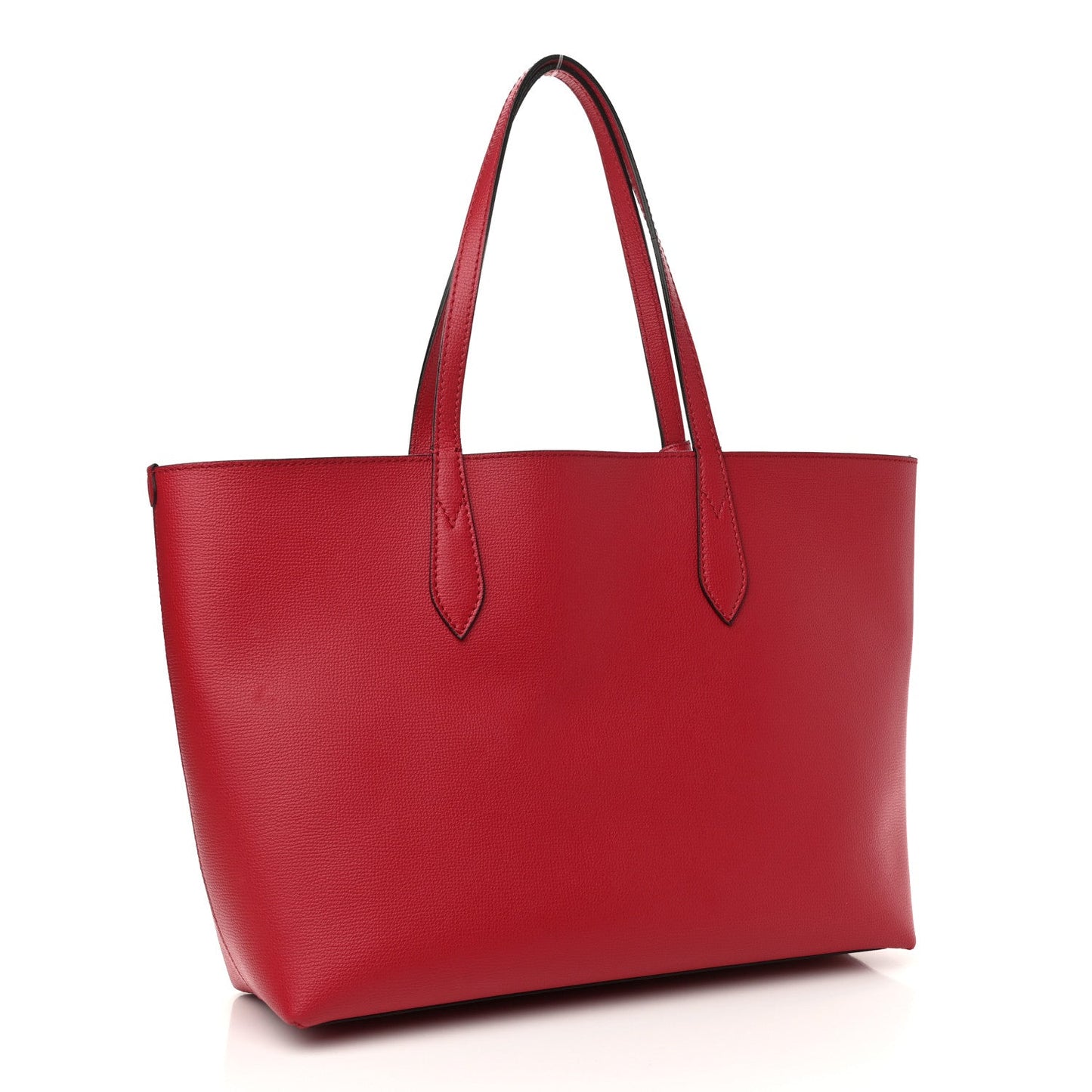 BURBERRY Haymarket Check Medium Reversible Tote Red