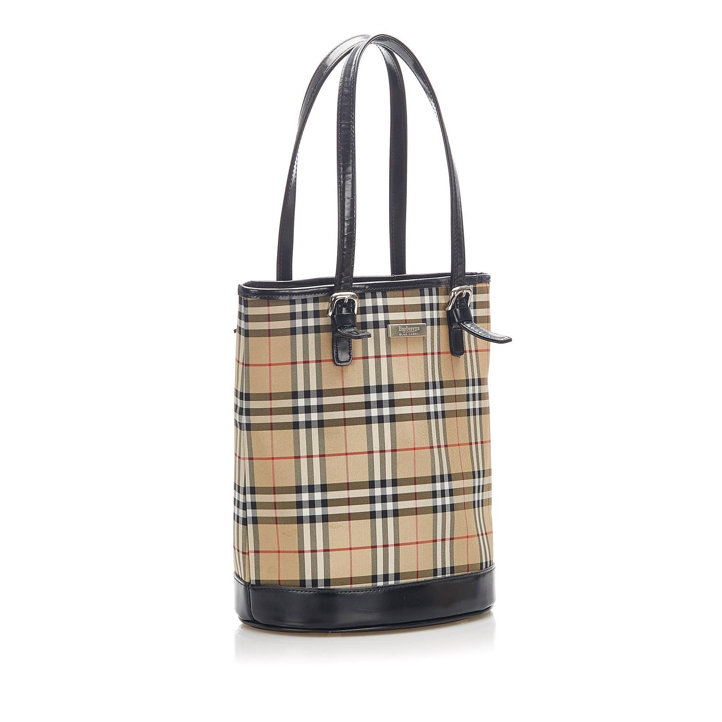 Burberry House Check Canvas Tote Bag (SHG-16204)