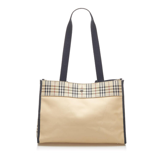 Burberry House Check Nylon Tote Bag (SHG-16629)