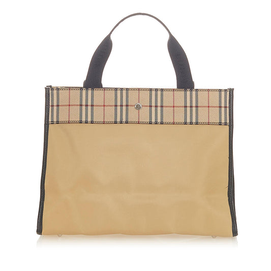 Burberry House Check Nylon Tote Bag (SHG-19106)