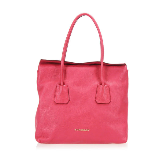 Burberry Leather Tote  (SHG-12649)