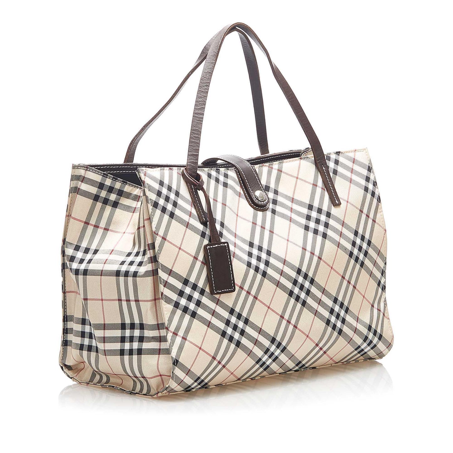 Burberry Nova Check Canvas Tote Bag (SHG-15992)