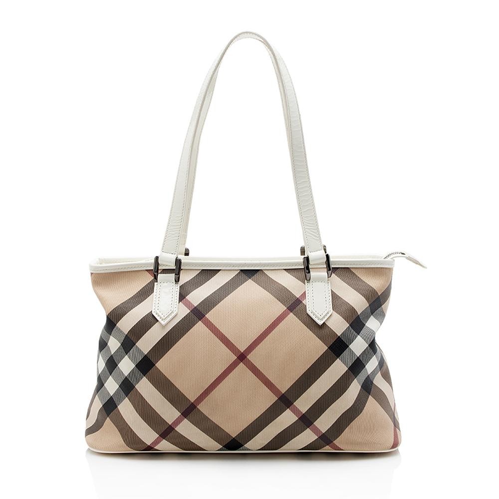 Burberry Nova Check Regent Tote (SHF-11602)