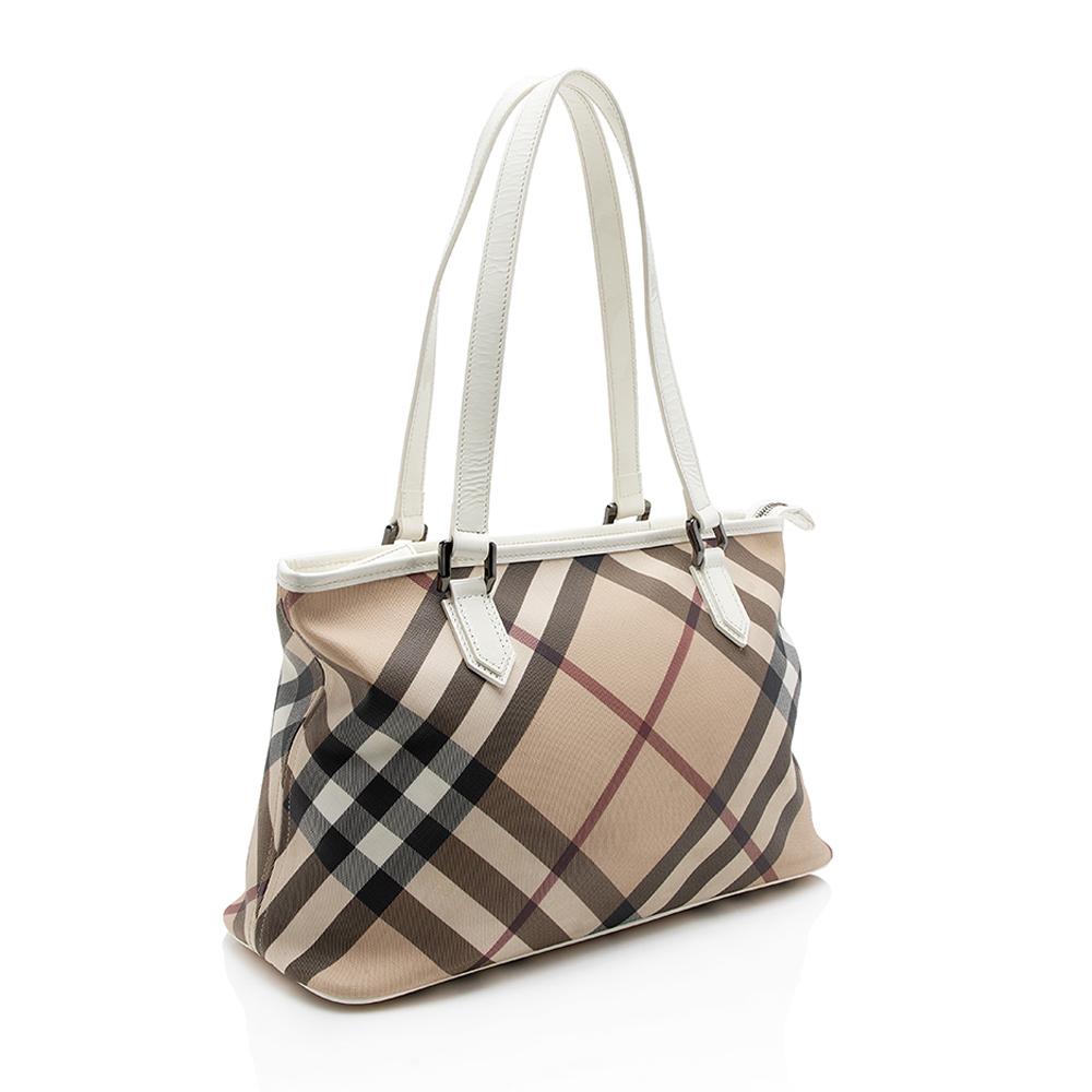 Burberry Nova Check Regent Tote (SHF-11602)