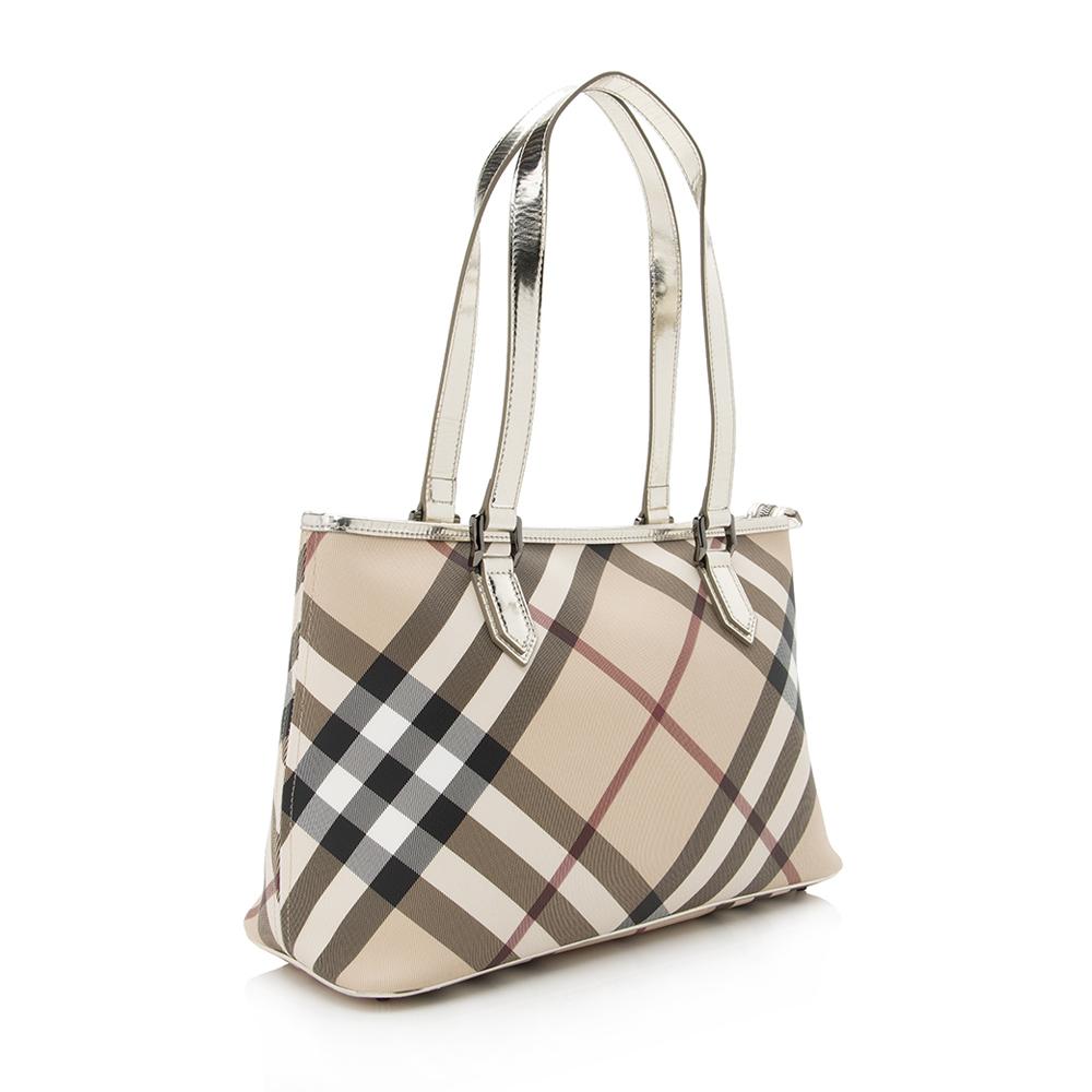 Burberry Nova Check Regent Tote (SHF-14099)