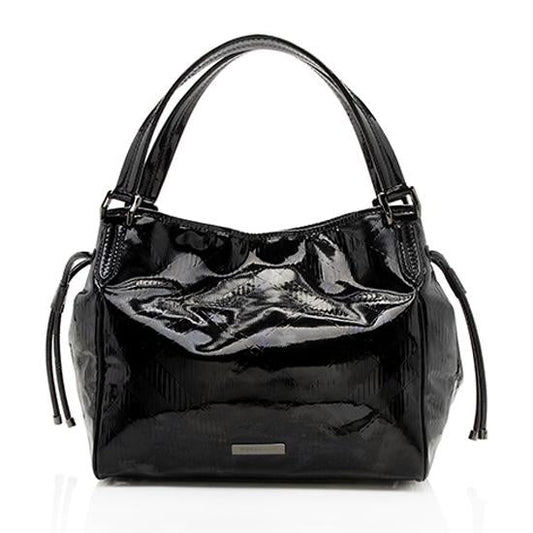 Burberry Patent Leather Bilmore Tote