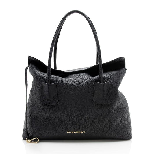 Burberry Pebbled Leather Baynard Medium Tote