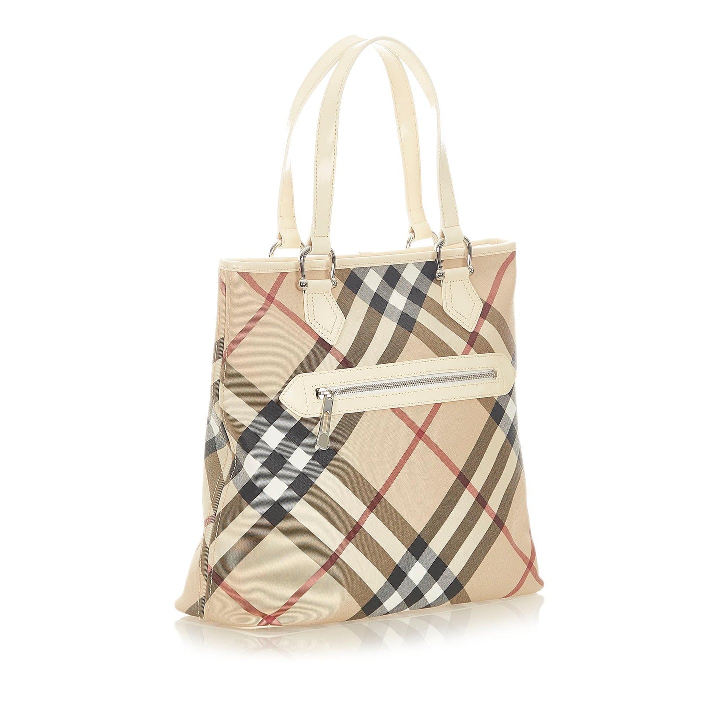 Burberry Supernova Check Canvas Tote Bag (SHG-20394)