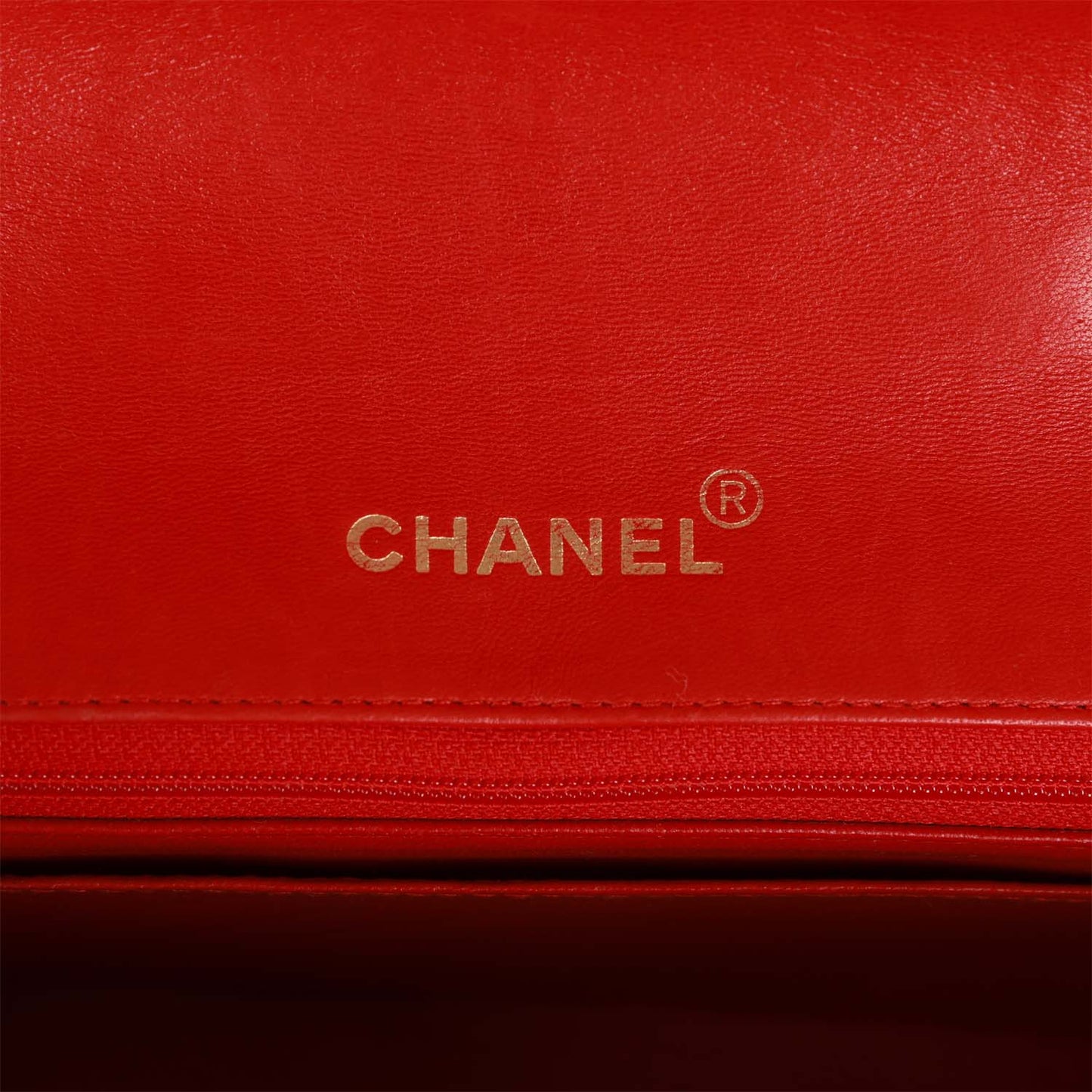 Vintage Chanel Small Diana Flap Bag Red Lambskin Gold Hardware